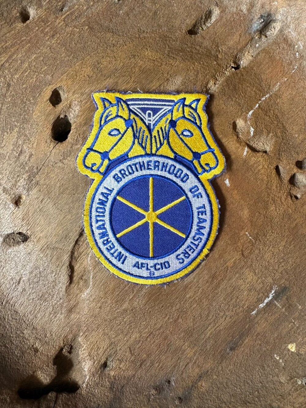 International Brotherhood of Teamsters AFL-CIO sew on horses union patch 5 x 4"